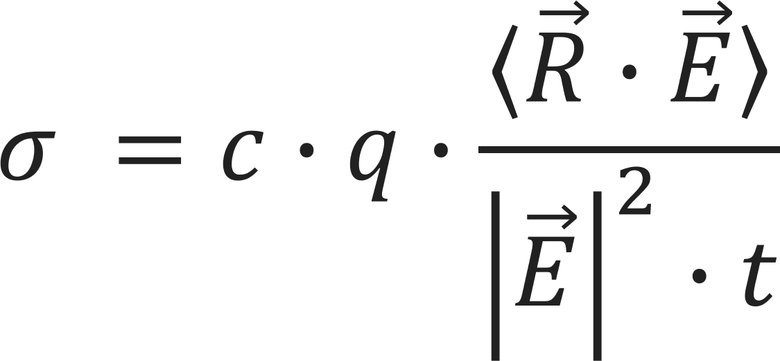 conductivity given by  displacement of mobile ions in electric field and simulated time